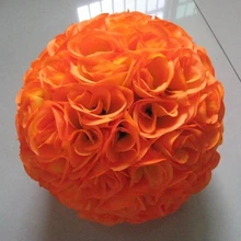 SPR шелк поцелуи ball-orange-25cm свадьба пластик центр свадебные украшения занавес