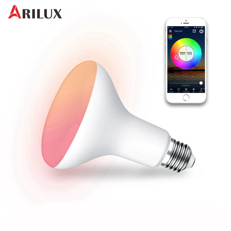 ARILUX E27 Светодиодный светильник AC85-265V IC драйвер типа 12 Вт 900LM белый/теплый белый Фотоэлемент датчик светильник лампа