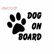 14.5x12CM Baby Pet Dog on Board Car sticker Stylish Cute Reflective viny sticker decals Truck Auto decor for bmw vw car sty