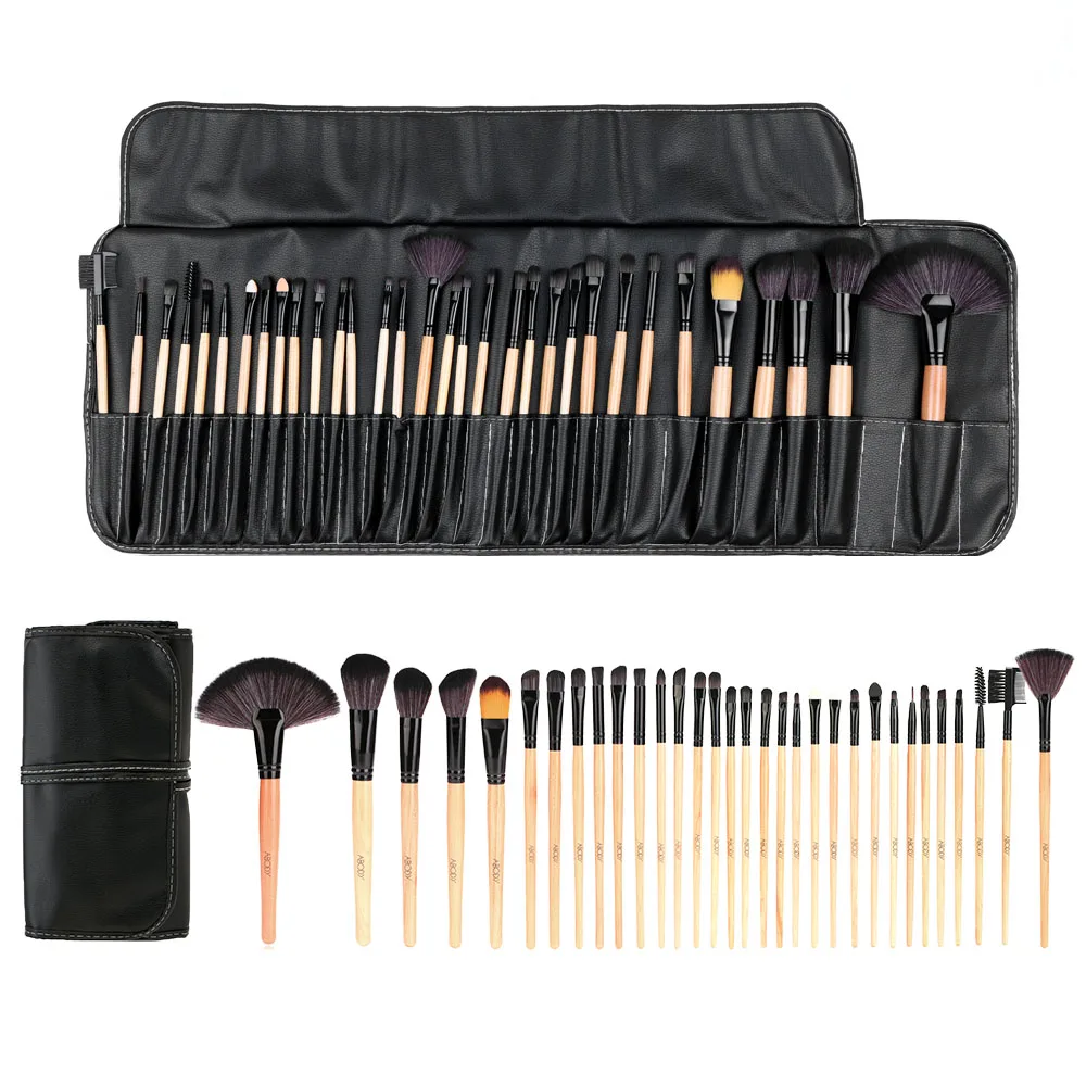 

32Pcs Professional Make Up Brush Set Cosmetic Makeup Tool Kit Fundation Eyeshadow Brushes Lip Powder Eyebrow Brush With Bag
