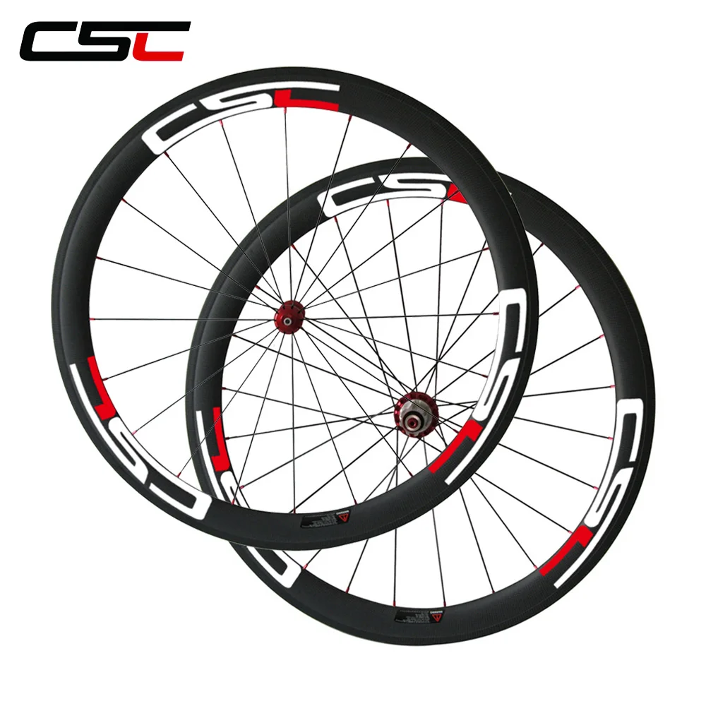 Discount CSC Road bike wheelset 700C full carbon 50mm clincher 25mm width Powerway R36 Ceramic Bearing hub Mac aero CN 424 spoke Basalt 2 Discount CSC Road bike wheelset 700C full carbon 50mm clincher 25mm width Powerway R36 Ceramic Bearing hub Mac aero CN 424 spoke Basalt 2