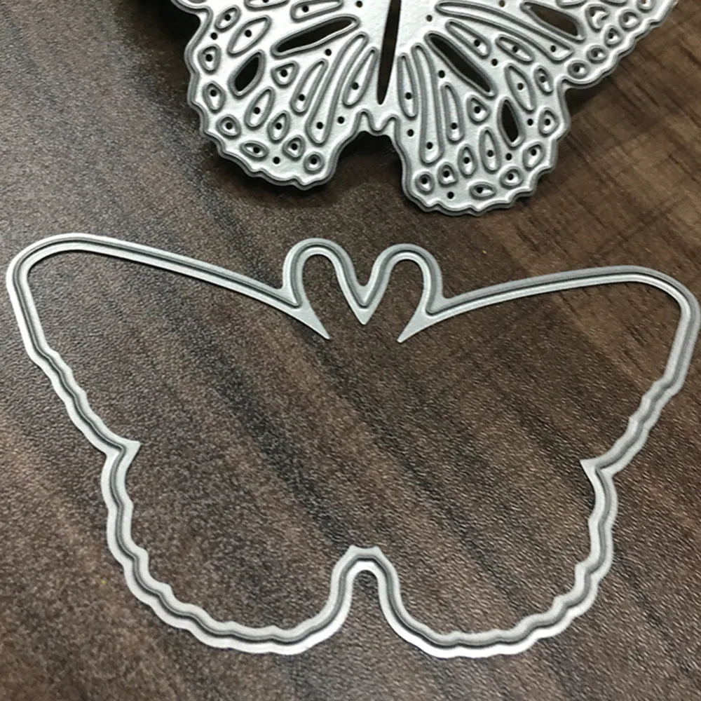 Metal Cutting Dies Butterfly Frame Steel Stencil for DIY Scrapbooking album Paper Cards Embossing Template die cut