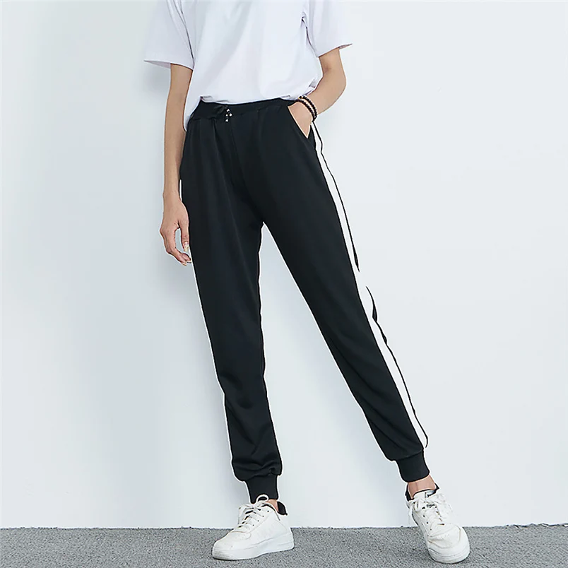 2018 Fashion Harem Pants Womens Autumn Casual Striped Hot Sale Sports Outwear Pants Hip Hop Pants Jogger Long Trousers F#S05 (10)