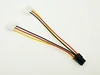 5pcs/lot Dual 4 Pin to 6 Pin Molex PCI-E External Graphics Card Power Cable Converter Adapter High Quality for BTC Miner Mining ► Photo 2/6