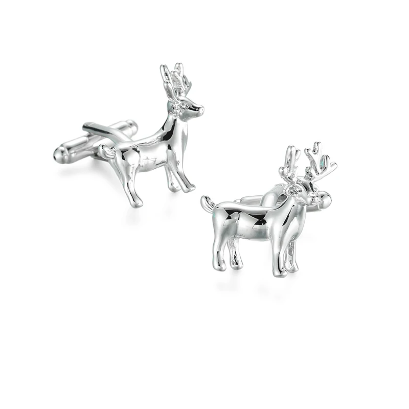 

KC-952 High quality lovely animal deer CUFFLINKS NEW boutique men's shirts Cufflinks 1 double free shipping