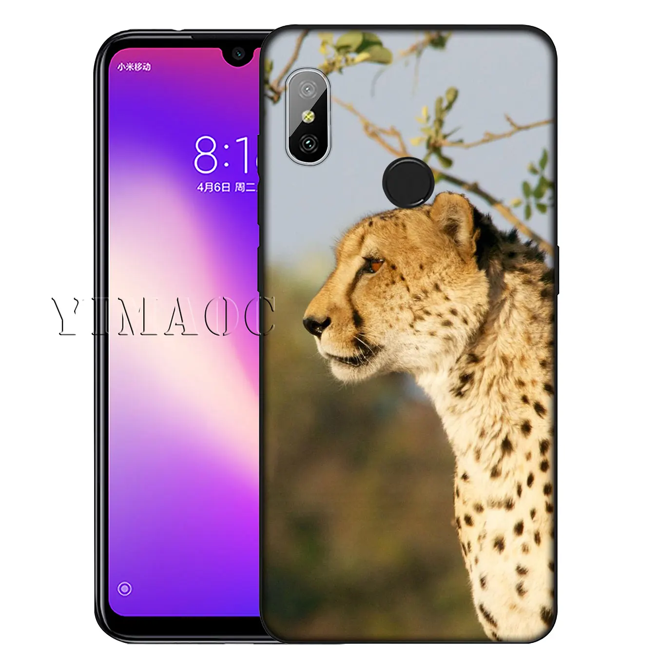 YIMAOC тигр лев леопард черная пантера Мягкий силиконовый чехол для Xiaomi Redmi K30 K20 8A 7A 6A