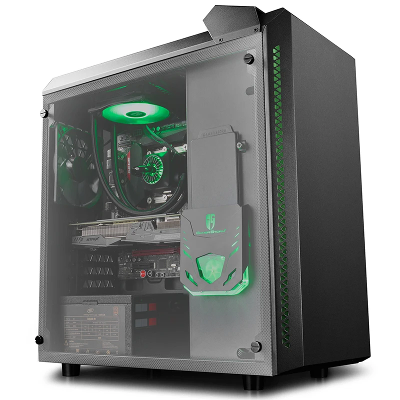 Портативное игровое шасси DEEPCOOL Baron поддерживает материнскую плату ATX с водяным охлаждением чехол для настольного компьютера