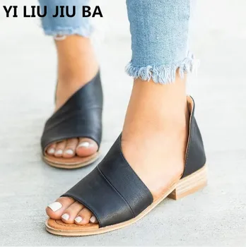 

classic Summer Women shoes Sandals Fashion Female Beach Shoes low Heel Roman style Shoes Comfortable Platform Shoes women **879
