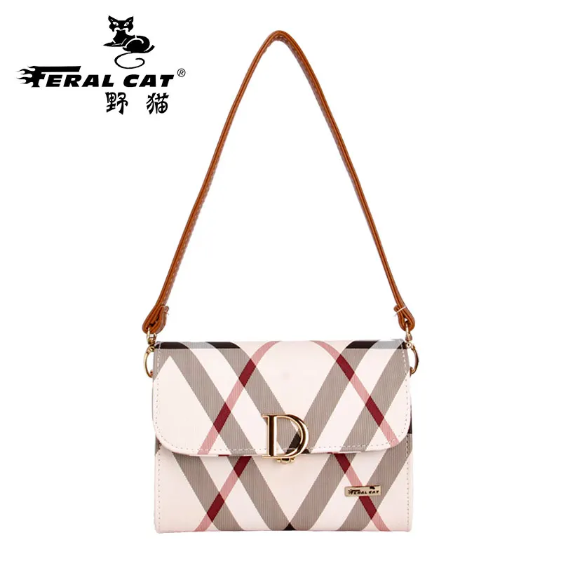 FERALCAT brand 2017 designer bags PVC high grade handbag geometric