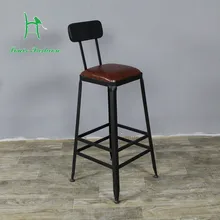 Кованый железный деревянный молочный чайный магазин, бар, барный стул Континентальный высокий стул высокого стула стул на передней части