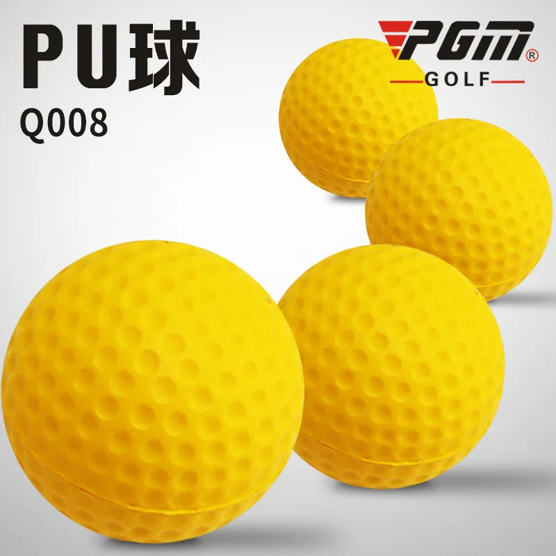 PGM golf специальный Крытый гольф супер мягкий мяч бренд гольф эластичный PU мяч для упражнений прочный анти-эластичный хороший для обоих