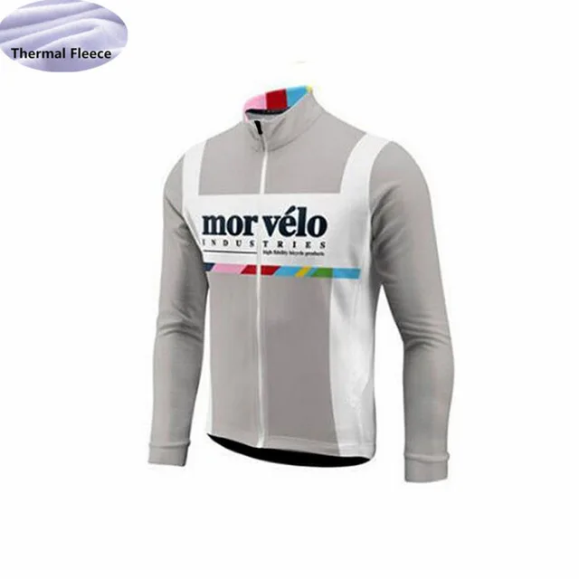Aut/зимние мужские майлоты Ciclismo с длинным рукавом тепловой флис Велоспорт Джерси Рубашки MTB горный велосипед Топы