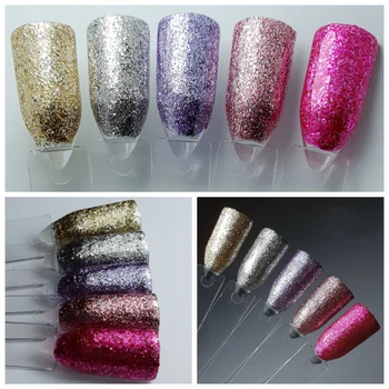 

Monasi Bling Glitter Sequin Gel Nail Polish Shiny Platinum Starry Hybrid UV LED GelLak Soak Off Gelpolish Nail Art Tip Manicure