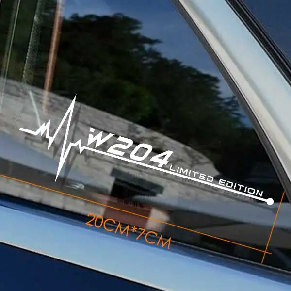 Укладки светоотражающие окна Стикеры для Mercedes Benz W163 W164 W166 W169 W176 W203 W204 W205 W210 W211 W212 наклейка на крышку топливного бака - Название цвета: W204