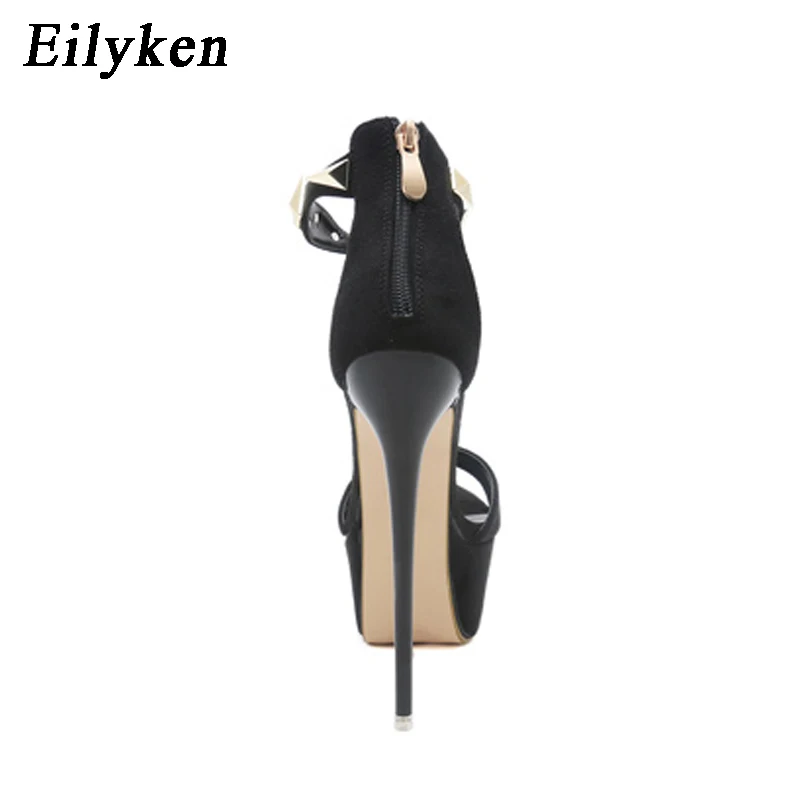 Eilyken/2021 г. Летние женские сандалии гладиаторы Туфли лодочки для клубов вечеринок