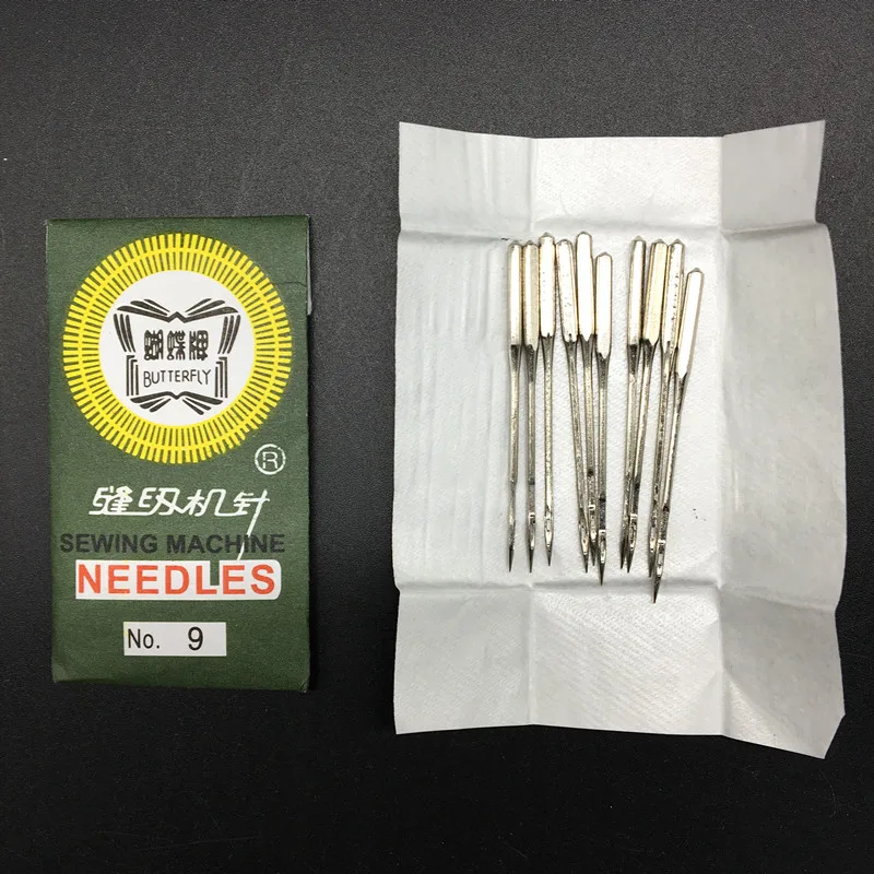 5Pack Domestic Sewing Machine Needles,Size 65/9,HA*1,Butterfly Brand