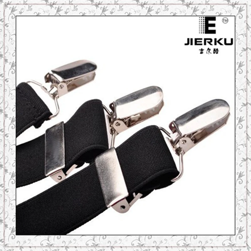 JIERKU подтяжки женские подтяжки кожаные 3 зажимы на подтяжках модные брюки ремень 2,5*100 см JK3C03