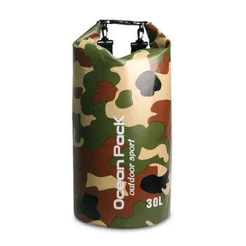 

camouflage 10L 20L 30L Outdoor swimming Waterproof Bag Camping Rafting Storage Dry Bag