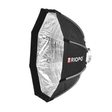 TRIOPO 55 cm/65 cm Có Thể Gập Lại 8-Cực Octagon Softbox với Vải Mềm Thực Bag Bowens Núi cho studio Strobe Ánh Sáng Đèn Flash(China)