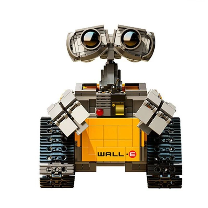 Najtaniej Idea Robot WALL E klocki klocki klocki dla dzieci WALL E blok urodziny Legoinglys świąteczne prezenty dla dzieci