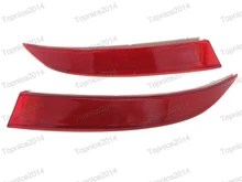 1Pair Replacement Rear Bumper Reflectors For BMW X5 E70 LCI 2011 2013