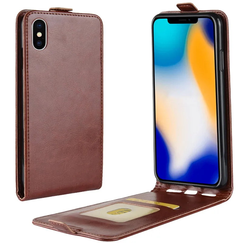 For Apple iPhone XS Plus Case Cover Original Leather Case Protective