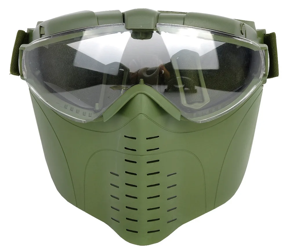 Best Quality Airsoft BB Gun Paintball Face Goggle Protect Mask Outdoor