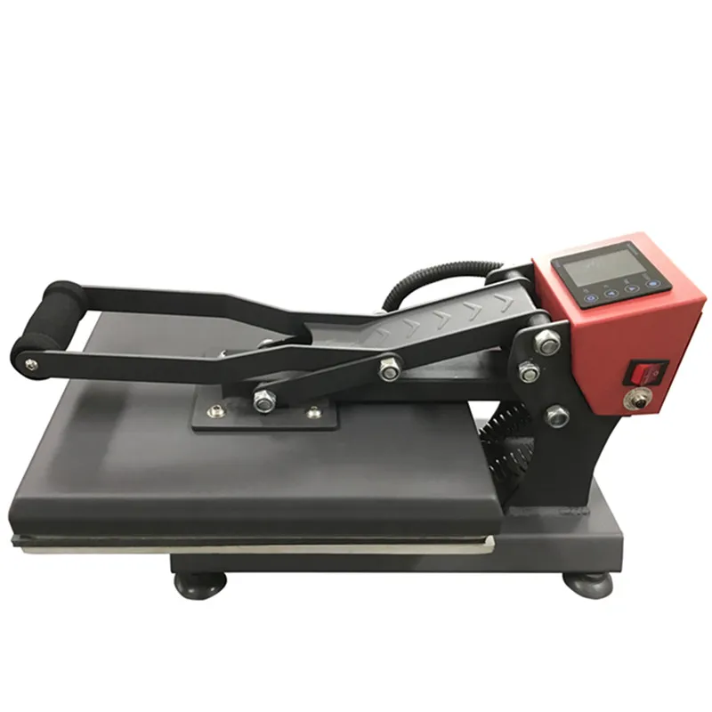 

Manual T-shirt Heat Press Transfer Machine Auto-off Temperature Time Setting LCD Touch Panel