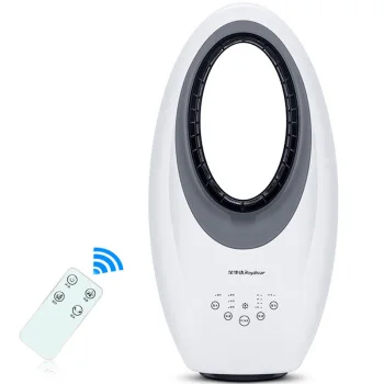 

High Quality Ultra Silent Summer Portable Fan No Blade Fan Electric Home Remote Control Cooling Fan with 7.5H Timer Low Noise