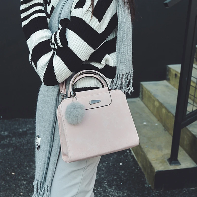 

2019 New Bags Luxury Handbags Women Vintage Frosted Grain Bag Matte Handbag Shoulder Small Square Bag