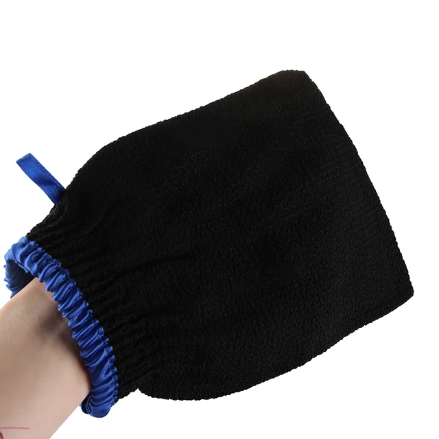 Random! 1PC Hammam Bath Scrub Glove Exfoliating Body Facial Tan Massage Mittens Shower Spa Exfoliator Dead Skin Removal Bathroom 1