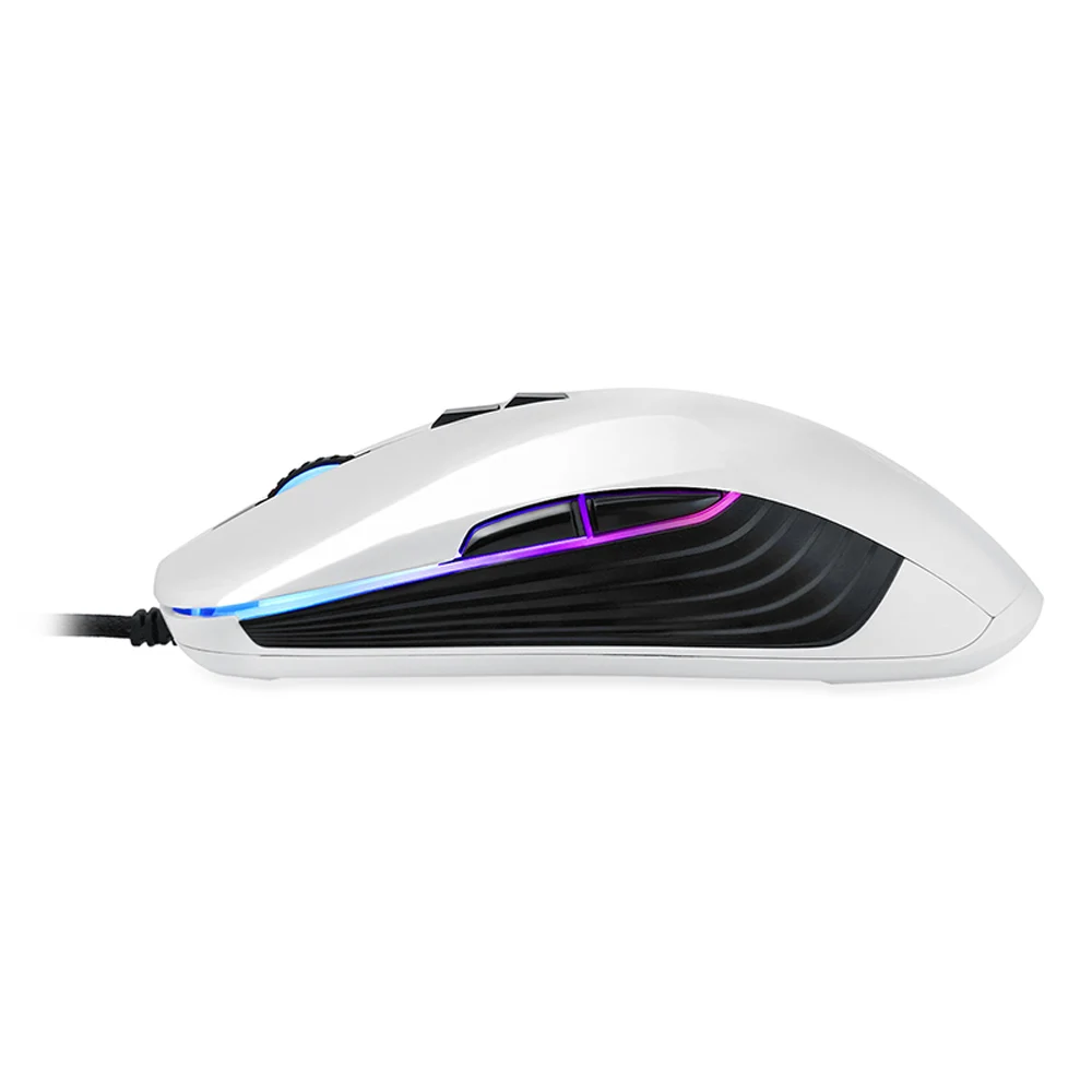 FMOUSE мышь оптическая игровая проводная геймер профессиональная RGB USB для