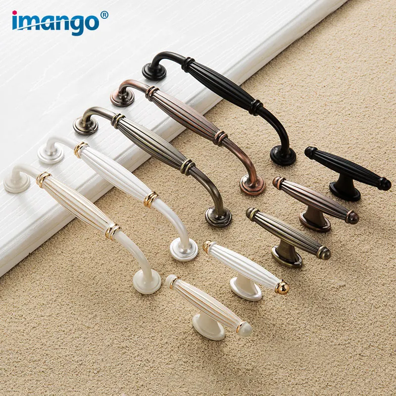 

Rome Column Style Cabinet Handles and Knob Antique Furniture Drawer Knobs for Kitchen Wine Cabinet Bookcase Shoebox Door Pulls