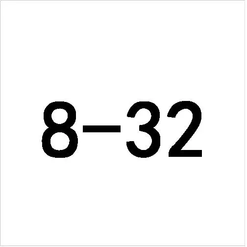 1 шт 6-32 6-40 8-32, 10-24 10-2 8 10-32 10-гитара игрушки 36 10-40 UNC UNF коды по универсальной системе обозначений металлов и сплавов UNS под давлением резьбонарезные инструменты прессформы подвергая механической обработке без 6 8 10-24 28 32 36-40 - Цвет: 8-32 UNC
