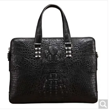 baosidu Import Crocodile leather men's handbag business Big document computer bag black
baosidu Import Crocodile leather men's handbag business Big document computer bag black