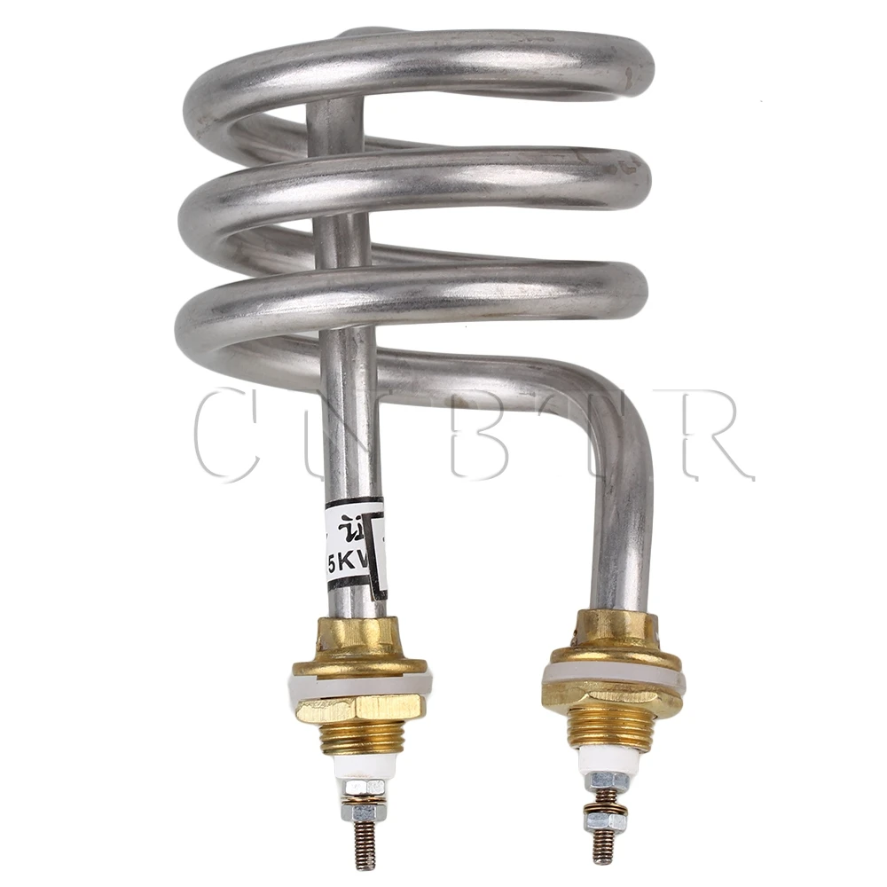 CNBTR Home Silver Tone Stainless Steel Electrical Spiral Heating