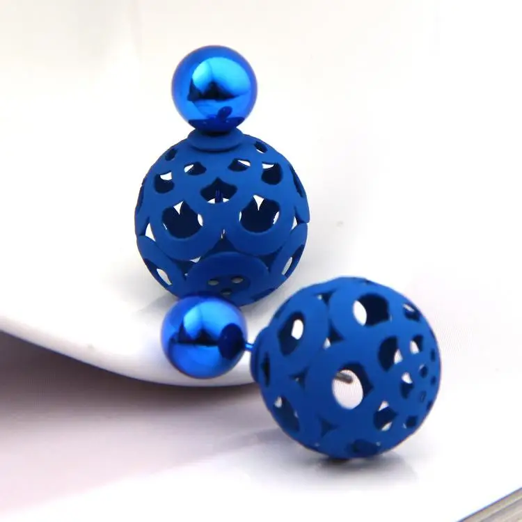 Pearl Stud Earrings for Women New Design Elegant Fashion Jewelry 1 Color Double Side Pierced Crystal Earings. Pearl Stud Earrings for Women New Design Elegant Fashion Jewelry 1 Color Double Side Pierced Crystal Earings.