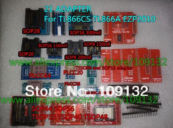 

21ADAPTERS For TL866CS TL866A EZP2010 Programmer