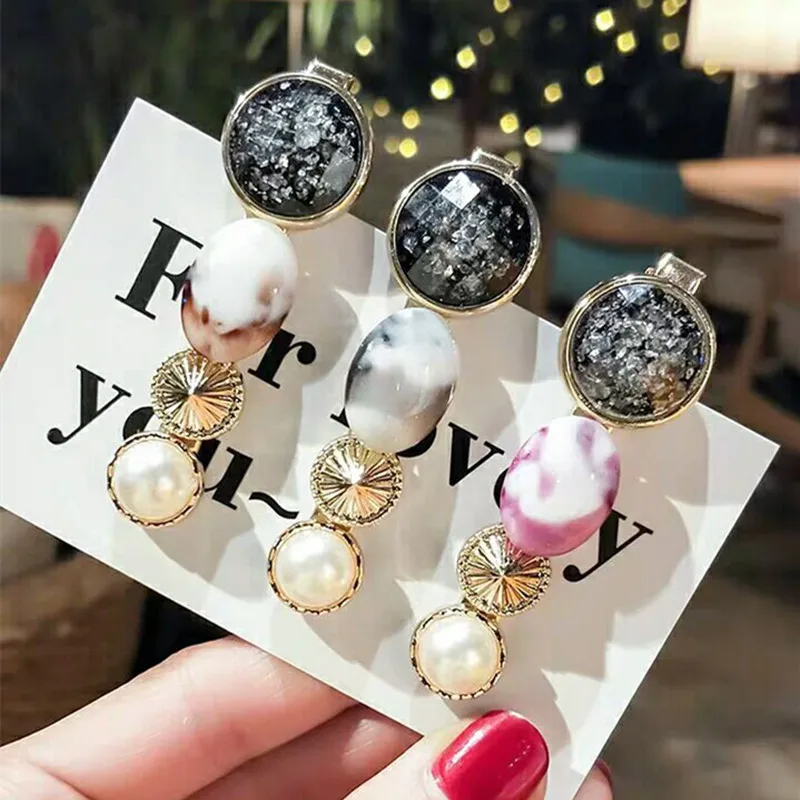 

New Fashion Gem Clip Hairpin Women Girls Hair Clips Clamp Pin Barrette Accessories for Girl Hairgrip Hairclip Headdress Headwear