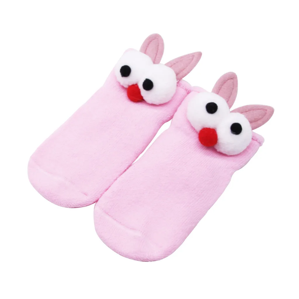 SAGACE/теплые носки для новорожденных; милые носки для маленьких девочек с героями мультфильмов; нескользящие теплые носки; милые мягкие носки для малышей