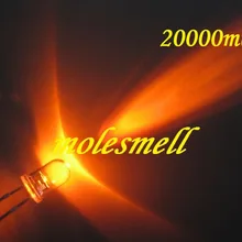 1000 шт 5 мм оранжевая круглая высокий супер яркий водный яркий светодиодный Светодиодный s 20000 мкд