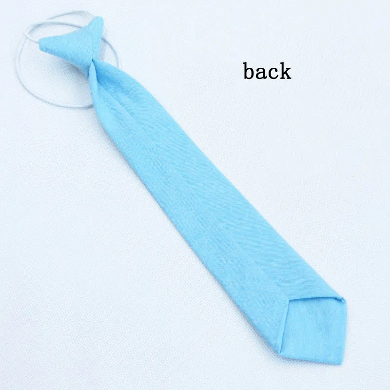 Solid Color Baby Tie Slim Neck Ties Fashion School Boys Girl Children Kids Baby Elastic Tie Clothing Accessories Neck Ties
