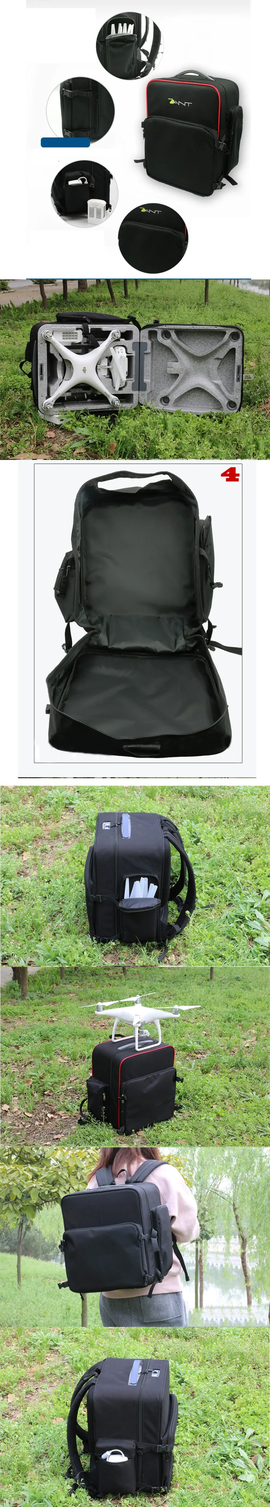 Nylon Soft Outside Travel Shoulder Bag Backpack Waterproof Carry Case For DJI Phantom 4 FPV Quadcopter Nylon Soft Outside Travel Shoulder Bag Backpack Waterproof Carry Case For DJI Phantom 4 FPV Quadcopter