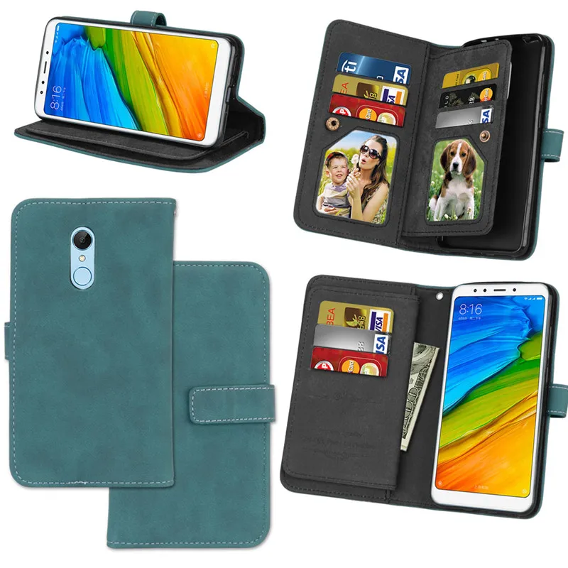 Xiaomi Redmi 5 Case cover Redmi 5 case Luxury Leather Multifunction Nine cards Wallet Flip Phone Bag Xiaomi Redmi 5 Phone Case22