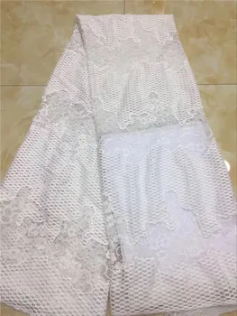 

Pretty white party French net lace fabric for sewing dress PNZ805(5yards/lot)
