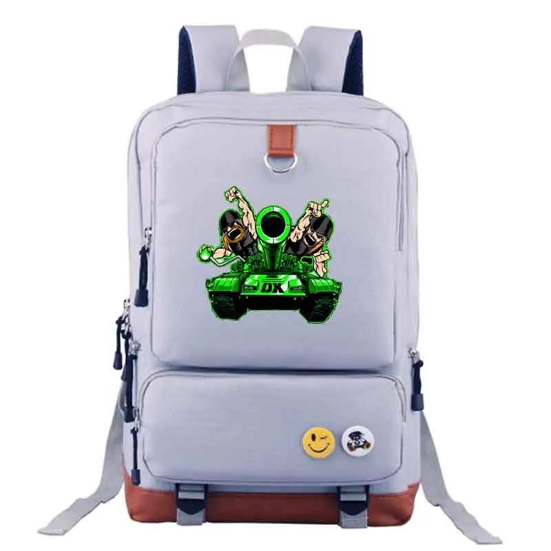 style3 gray DX D-Generation X Рюкзак студенческий школьный рюкзак ноутбук рюкзак повседневный рюкзак - Цвет: style3 gray