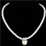 Модное ожерелье с искусственным жемчугом, цепочка со стразами и кристаллами, ожерелье-чокер с подвеской и подвеской, массивное ожерелье для женщин