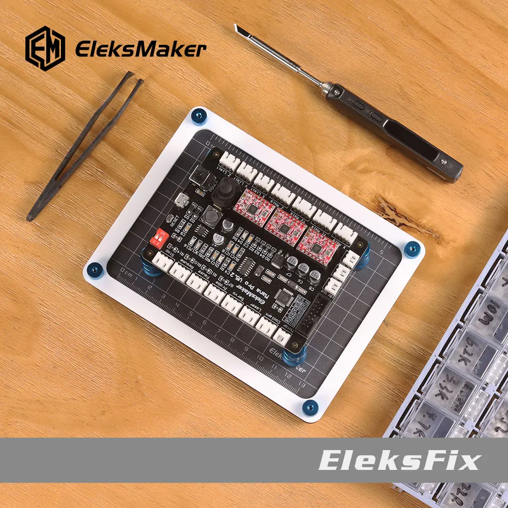 EleksMaker®EleksFix- держатель печатной платы для пайки, магнитная рамка для фиксации