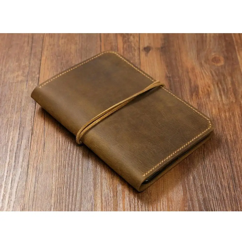 Personalized Vintage Distressed genuine real leather iPad mini 2 3 4 case cover sleeve / iPad mini organizer case