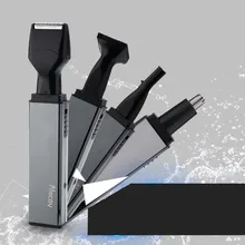 Триммер для волос, триммер для носа, Мужская перезаряжаемая электробритва, моющийся триммер для бровей, триммер для бороды, клипер для волос, машинка для стрижки взрослых